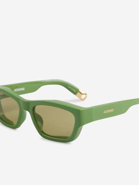  자크뮈스 선글라스 JAC9C3SUNMERIDIANO Jade Green LOGO ENGRAVED ON THE TEMPLE - JACQUEMUS