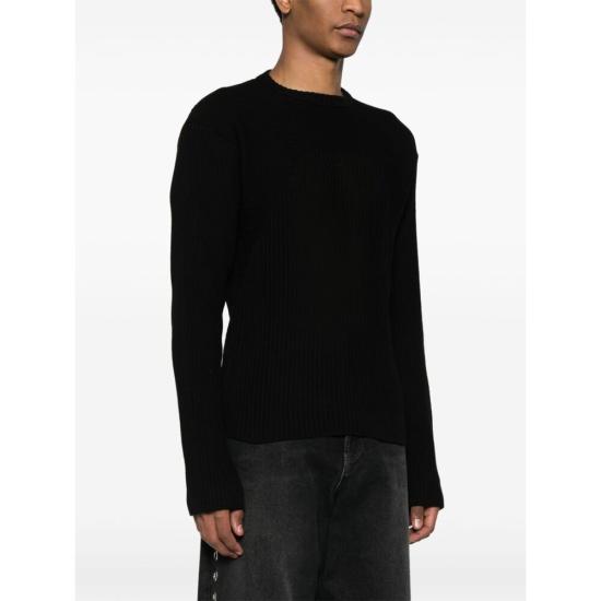  릭 오웬스 스웨터 RU01D3664 KEC 09 BLACK - RICK OWENS