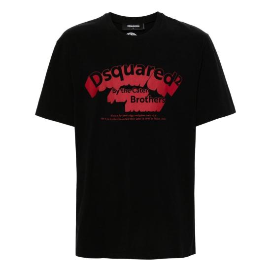 24FW 디스퀘어드2 반팔 티셔츠 D20014 S71GD1460 900 BLACK