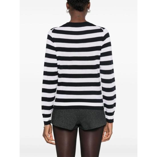 24FW 닐리로탄 긴팔 티셔츠 81193 Y213 MEIR MD IV BLACK WHITE - NILI LOTAN