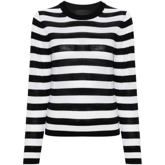 24FW 닐리로탄 긴팔 티셔츠 81193 Y213 MEIR MD IV BLACK WHITE