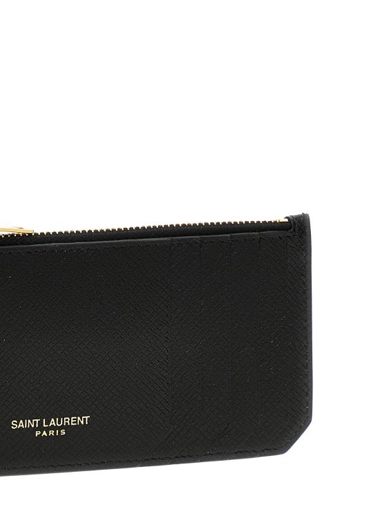  생로랑 명함지갑 609362H3Z0W1000 Black - SAINT LAURENT