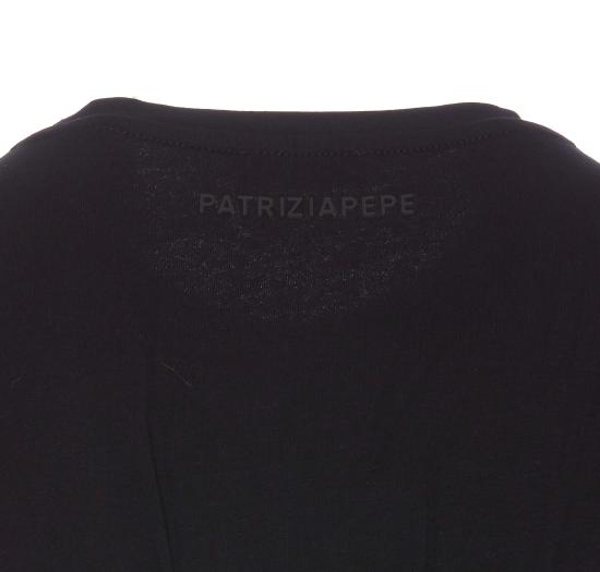 24FW 파트리지아페페 반팔 티셔츠 8M1636 J217K103 Black - PATRIZIA PEPE