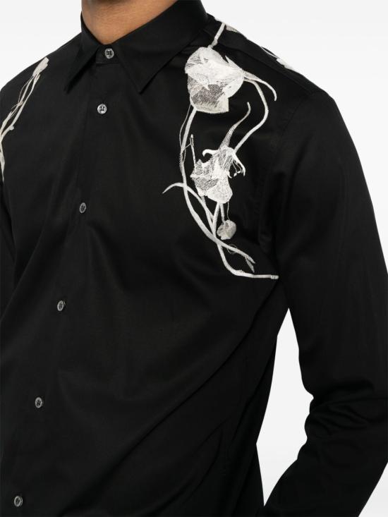  알렉산더 맥퀸 긴팔 셔츠 795131 QNAAR 1001 DEEP BLACK - ALEXANDER MCQUEEN