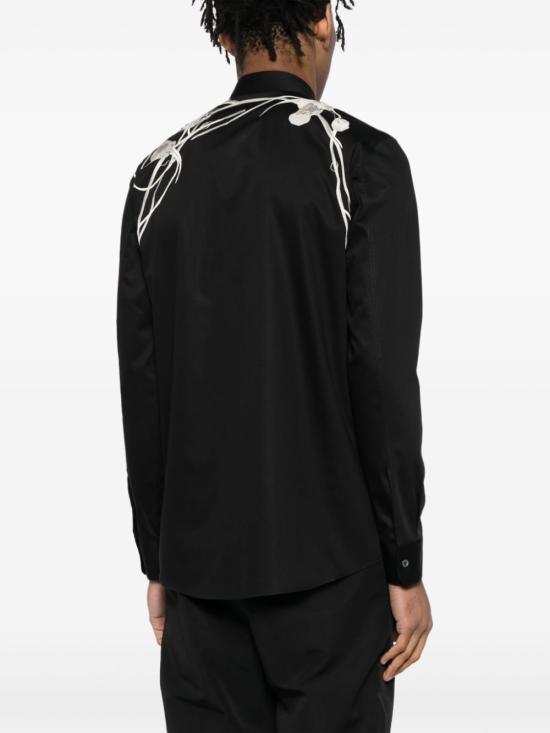  알렉산더 맥퀸 긴팔 셔츠 795131 QNAAR 1001 DEEP BLACK - ALEXANDER MCQUEEN