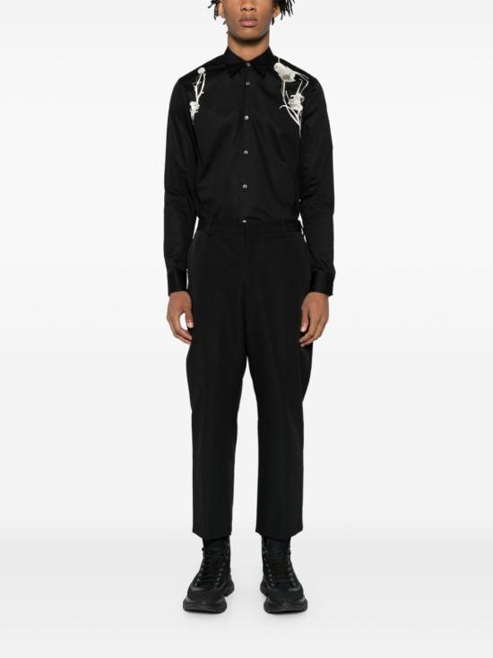  알렉산더 맥퀸 긴팔 셔츠 795131 QNAAR 1001 DEEP BLACK - ALEXANDER MCQUEEN