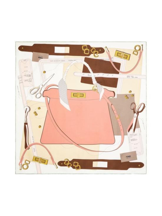  펜디 머플러/스카프 FXT091 ASQG F12TN ROSA PESCA
