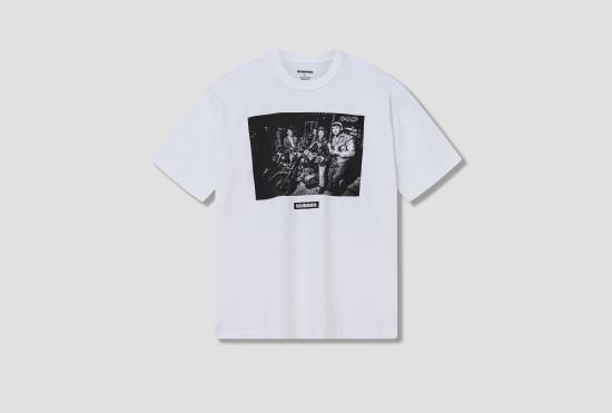 24FW 네이버후드 반팔 티셔츠 NH X OSAMU NAGAHAMA .티 SS-2 241PCNON-ST02 화이트