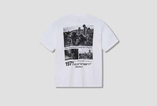 24FW 네이버후드 반팔 티셔츠 NH X OSAMU NAGAHAMA .티 SS-2 241PCNON-ST02 화이트 - NEIGHBORHOOD