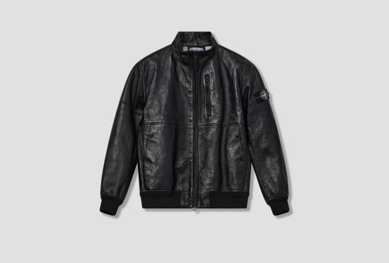 24FW 스톤 아일랜드 가죽 자켓 00398