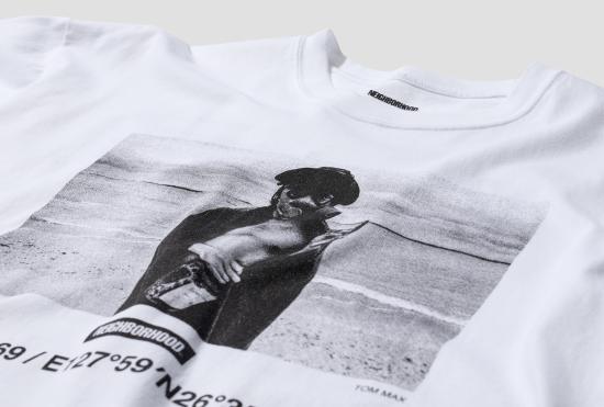 24FW 네이버후드 반팔 티셔츠 NH X OSAMU NAGAHAMA .티 SS-3 241PCNON-ST03 화이트 - NEIGHBORHOOD