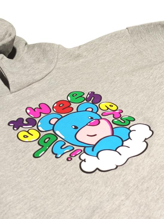 24FW 인비트위너스 후드 티셔츠 F4TWUAHS020 101 GRIGIO MELANGE MELANGE GRAY - INBETWEENERS