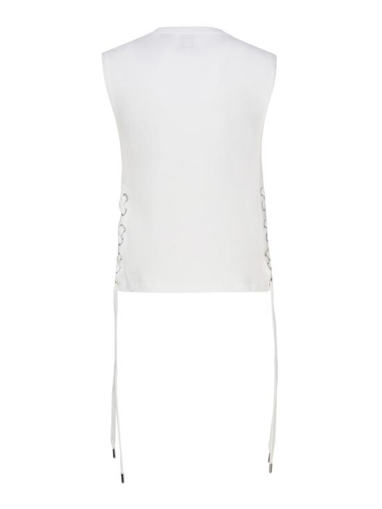  핑코 민소매 티셔츠 103574A1UAZ04 White - PINKO