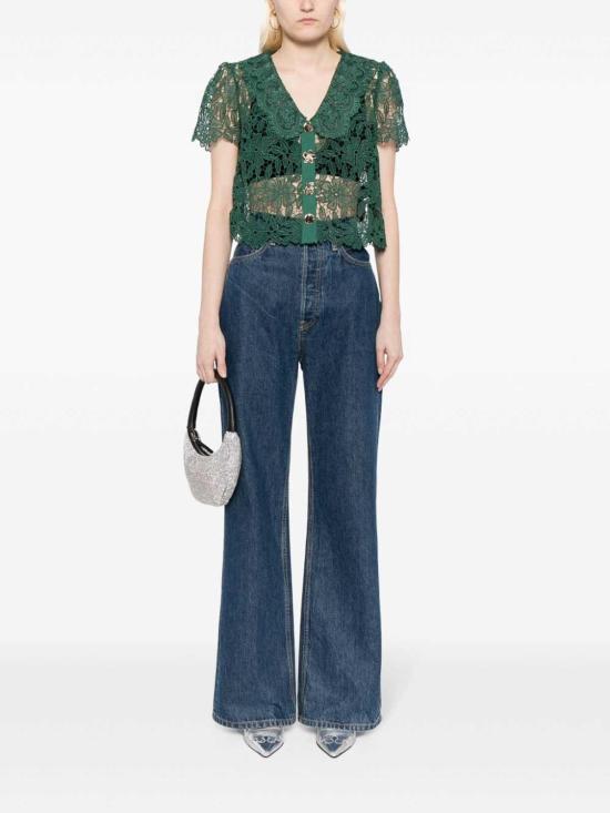  셀프 포트레이트 민소매 티셔츠 SS24003TGREEN Green - SELF PORTRAIT