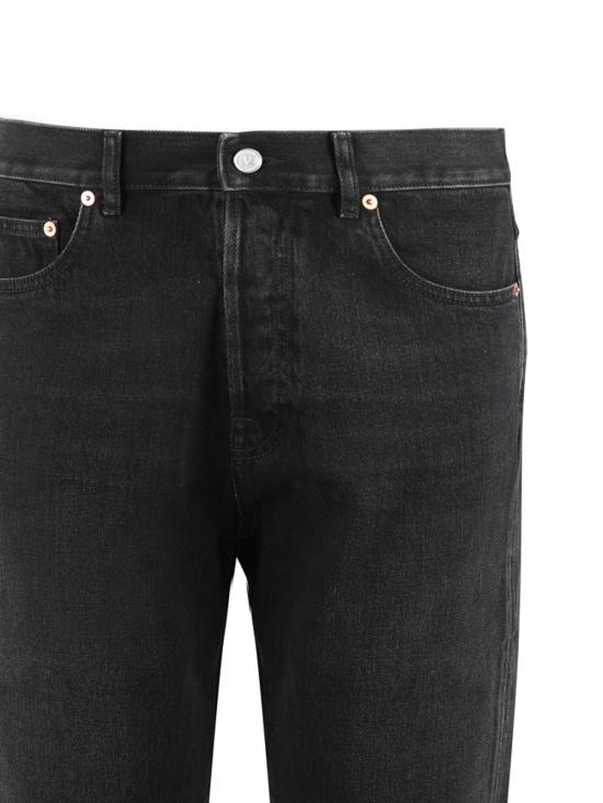  발렌티노 가라바니 스트레이트 팬츠 1V3DE02L8JQ0NO Black - VALENTINO GARAVANI