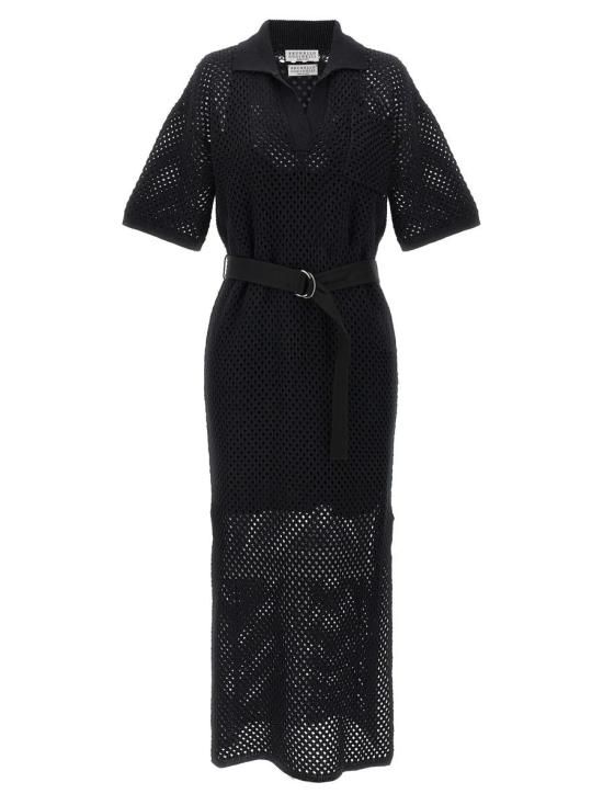  브루넬로 쿠치넬리 롱 원피스 M78764A95C101 Black
