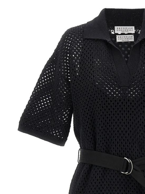  브루넬로 쿠치넬리 롱 원피스 M78764A95C101 Black - BRUNELLO CUCINELLI