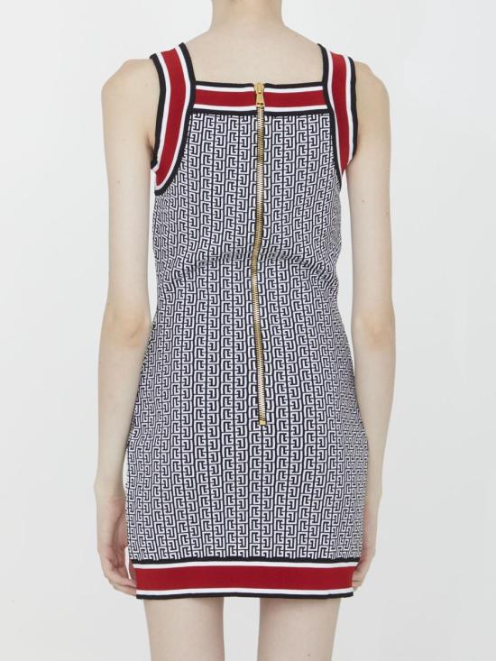  발망 숏 원피스 3832799 BF1R4034KE89 EJC Black - BALMAIN