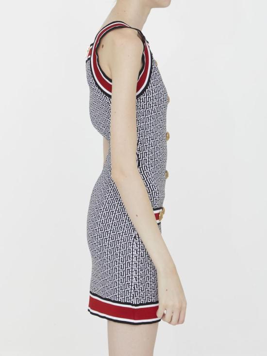  발망 숏 원피스 3832799 BF1R4034KE89 EJC Black - BALMAIN