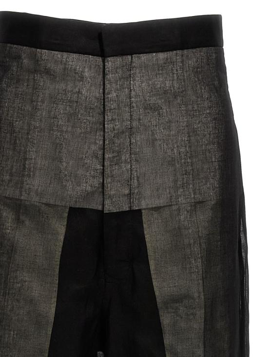  릭 오웬스 스트레이트 팬츠 RR01D3300ORNC09 Black - RICK OWENS