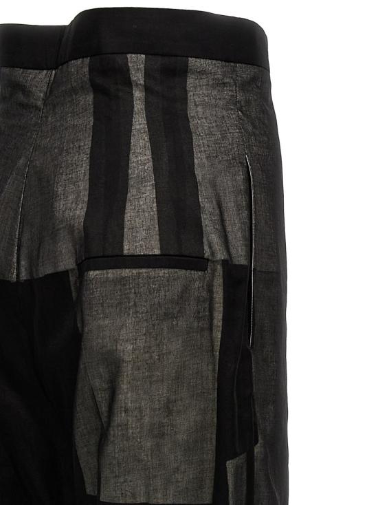  릭 오웬스 스트레이트 팬츠 RR01D3300ORNC09 Black - RICK OWENS