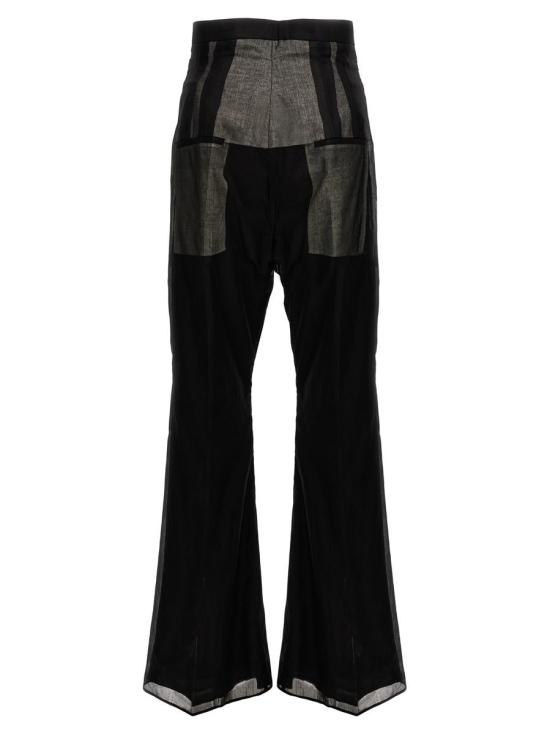  릭 오웬스 스트레이트 팬츠 RR01D3300ORNC09 Black - RICK OWENS