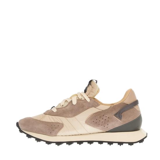  런오브 스니커즈 ELIO40282 BEIGE BEIGE BROWN - RUN OF