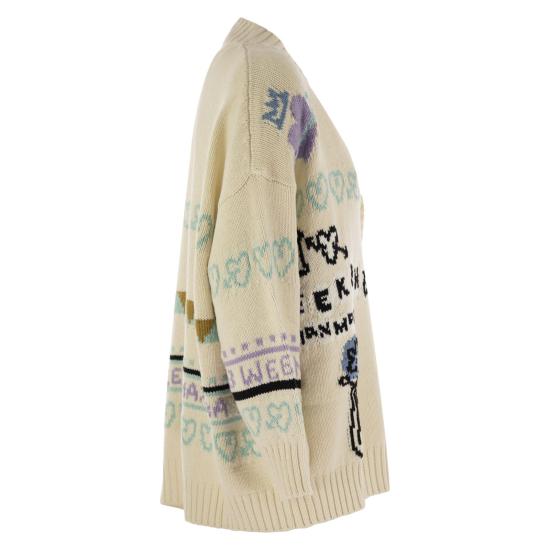  위켄드막스마라 가디건 2425346031600 ECRU LIGHT BLUE - WEEKEND MAX MARA