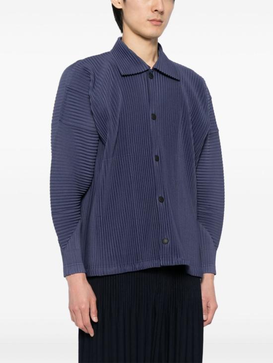  이세이 미야케 긴팔 셔츠 HP46JC106 76 - ISSEY MIYAKE