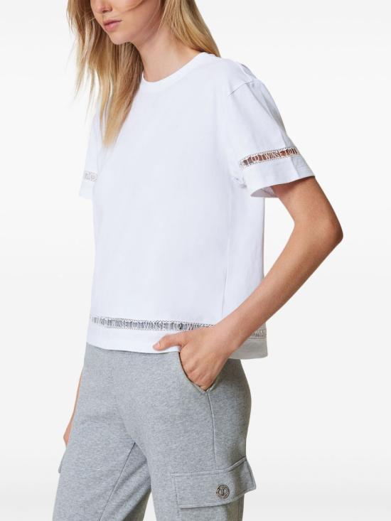 24FW 트윈셋 반팔 티셔츠 242TP2501 00001 White - TWINSET