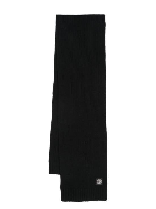 24FW [키즈] 스톤 아일랜드 넥워머/머플러/스카프 8116N02Z3 V0029 Black - STONE ISLAND