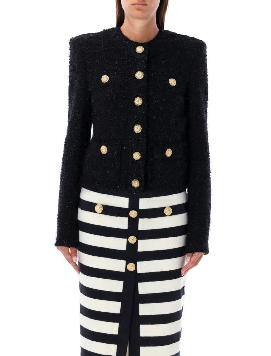 24FW 발망 자켓 24ADF1SK249KG43 0PA NOIR