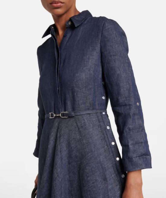  가브리엘라허스트 미디 원피스 X004406 LAI031DNM blue - GABRIELA HEARST