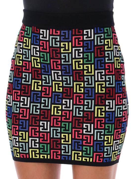  발망 미디 스커트 24ADF1LB004KG80 AAA MULTICOLOR - BALMAIN