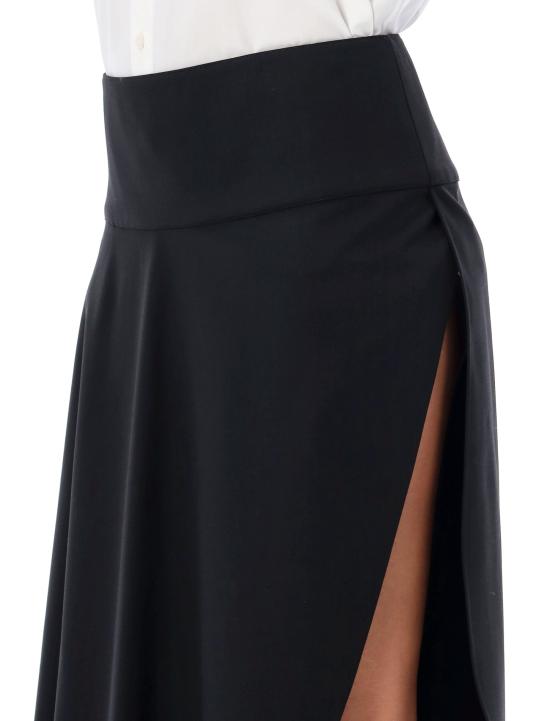 24FW 알라이아 롱 스커트 24AAA9J05616T615 995 NERO ALAIA - ALAIA