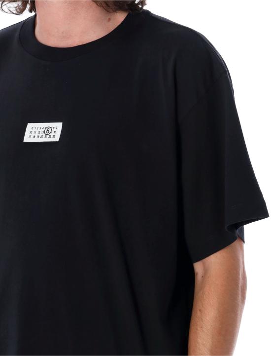 24FW MM6 메종마르지엘라 반팔 티셔츠 24ASH0GC0032S24312 900 BLACK - MM6 MAISON MARGIELA