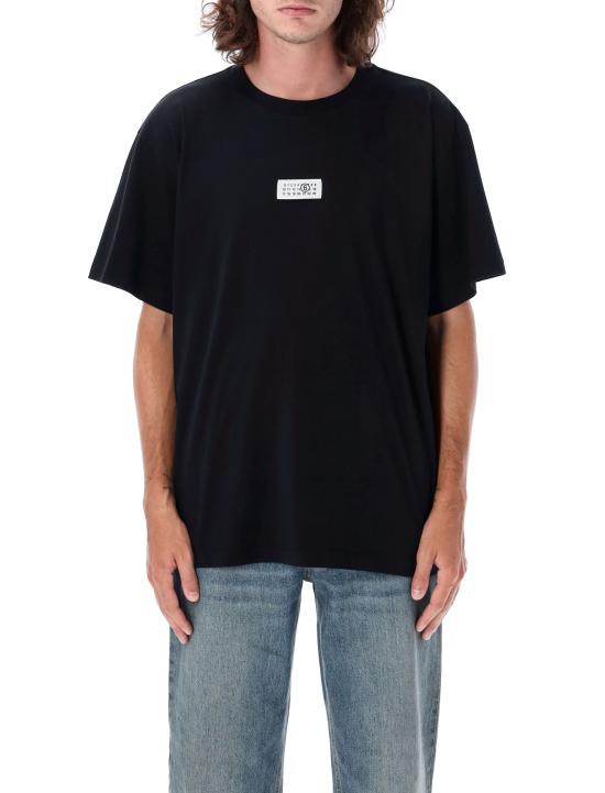 24FW MM6 메종마르지엘라 반팔 티셔츠 24ASH0GC0032S24312 900 BLACK