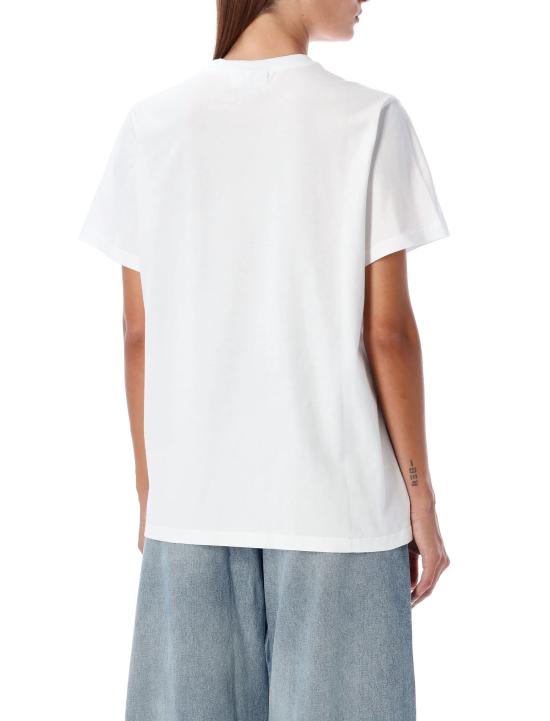 24FW 가니 반팔 티셔츠 24AT39173575 151 BRIGHT WHITE - GANNI