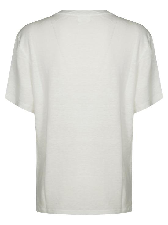 24FW 이자벨마랑에뚜왈 반팔 티셔츠 24PTS0001FB A1N10E WHITE LIGHT GOLD WHLG BIANCO - ISABEL MARANT ETOILE