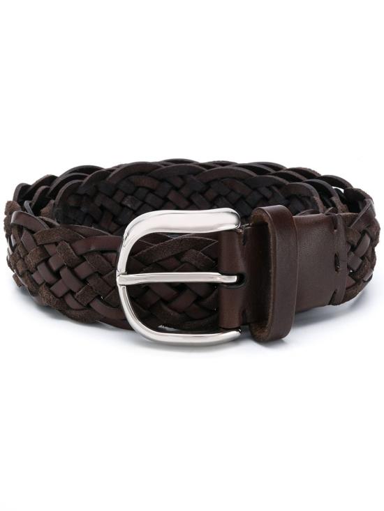  브루넬로 쿠치넬리 가죽 벨트 MAUZC327C6074 Brown