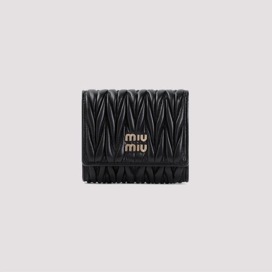  미우미우 가죽소품 5MH0332FPP BLACK - MIU MIU