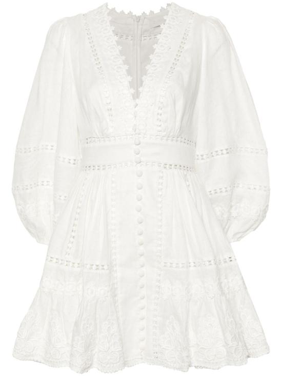  짐머만 숏 원피스 1302DSS244 BIANCO