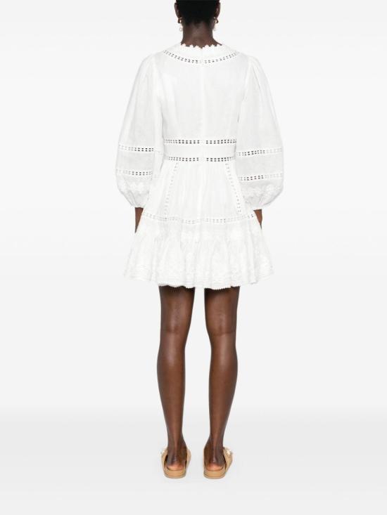  짐머만 숏 원피스 1302DSS244 BIANCO - ZIMMERMANN