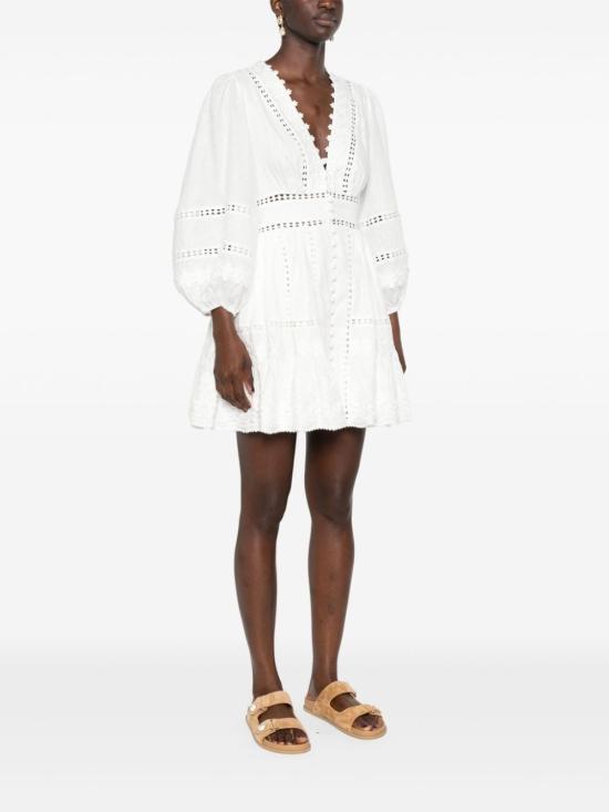  짐머만 숏 원피스 1302DSS244 BIANCO - ZIMMERMANN