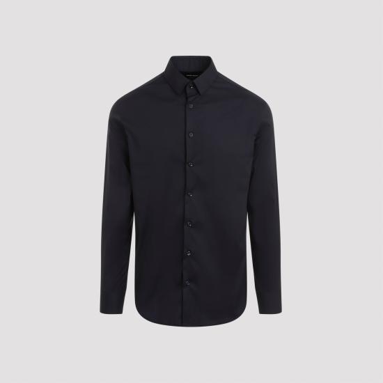  조르지오 아르마니 긴팔 셔츠 GM000056TE11184 BLUE - GIORGIO ARMANI