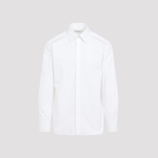  생로랑 긴팔 셔츠 793321Y1H48 9000 WHITE - SAINT LAURENT