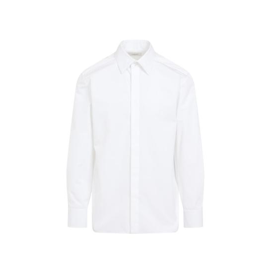  생로랑 긴팔 셔츠 793321Y1H48 9000 WHITE