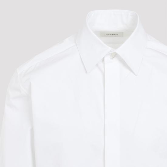  생로랑 긴팔 셔츠 793321Y1H48 9000 WHITE - SAINT LAURENT
