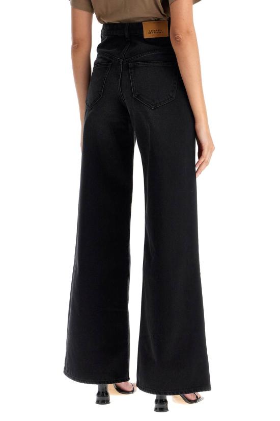 24FW 이자벨마랑 스트레이트 팬츠 PA0052FAB1H06I NERO - ISABEL MARANT