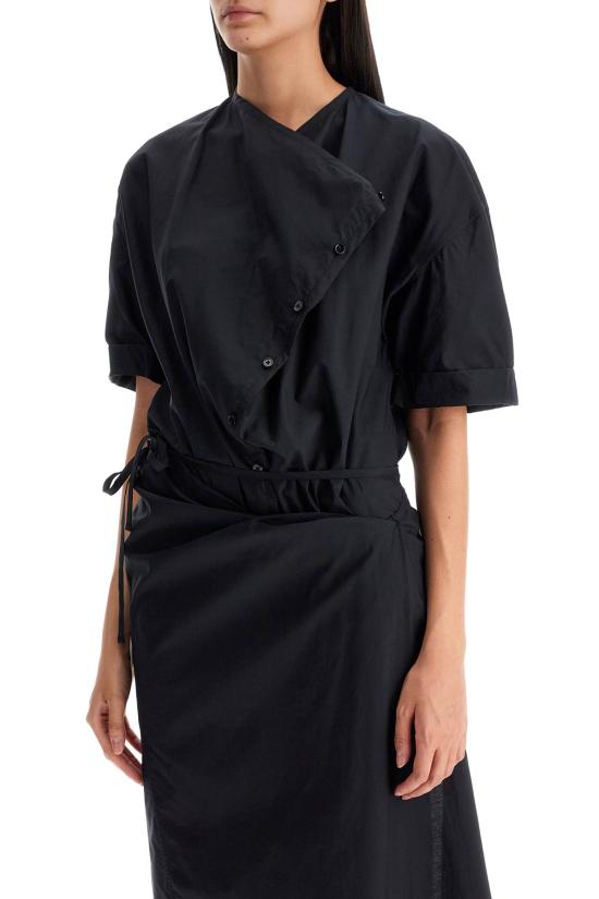 르메르 미디 원피스 DR1068LF1209 NERO - LEMAIRE